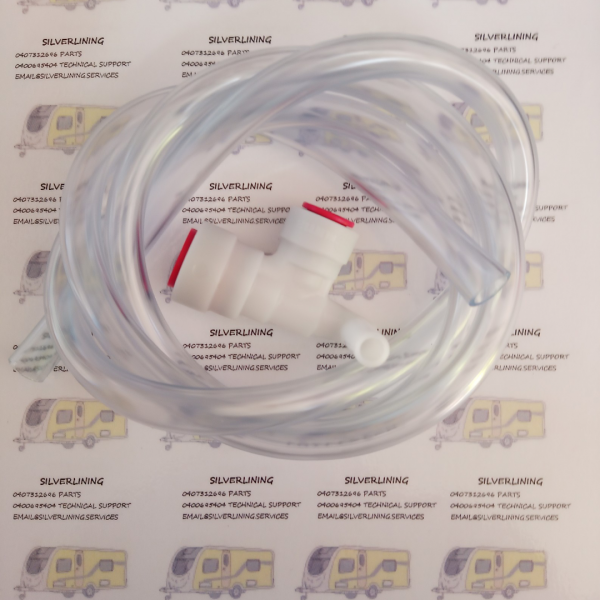 TRUMA Ultrastore Alde Combi Hotwater Fitting D/E ELBOW RED JG